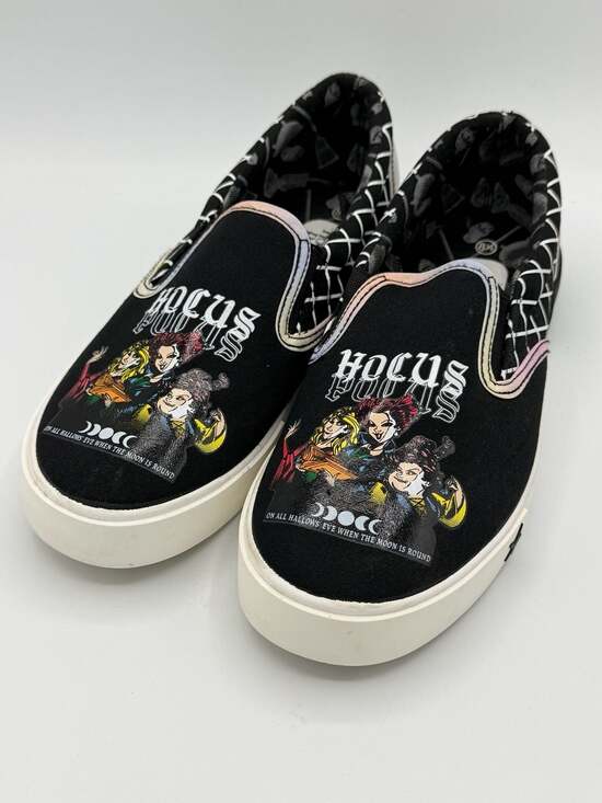 Groundup Shoes - Disney Hocus Pocus Sanderson Sisters Ground Up Slip On Shoes Womens 8.5